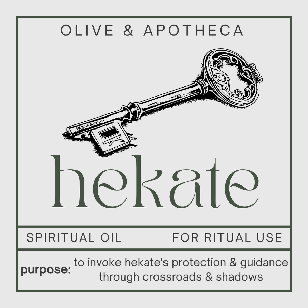 hekate veneration oil