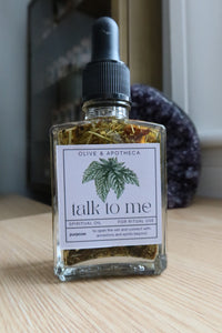 talk to me spell oil