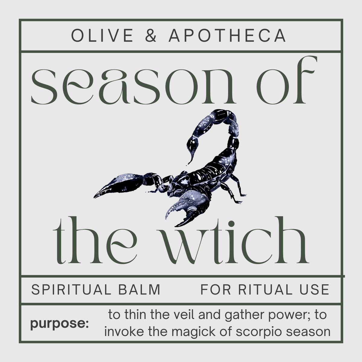 season of the witch ritual balm