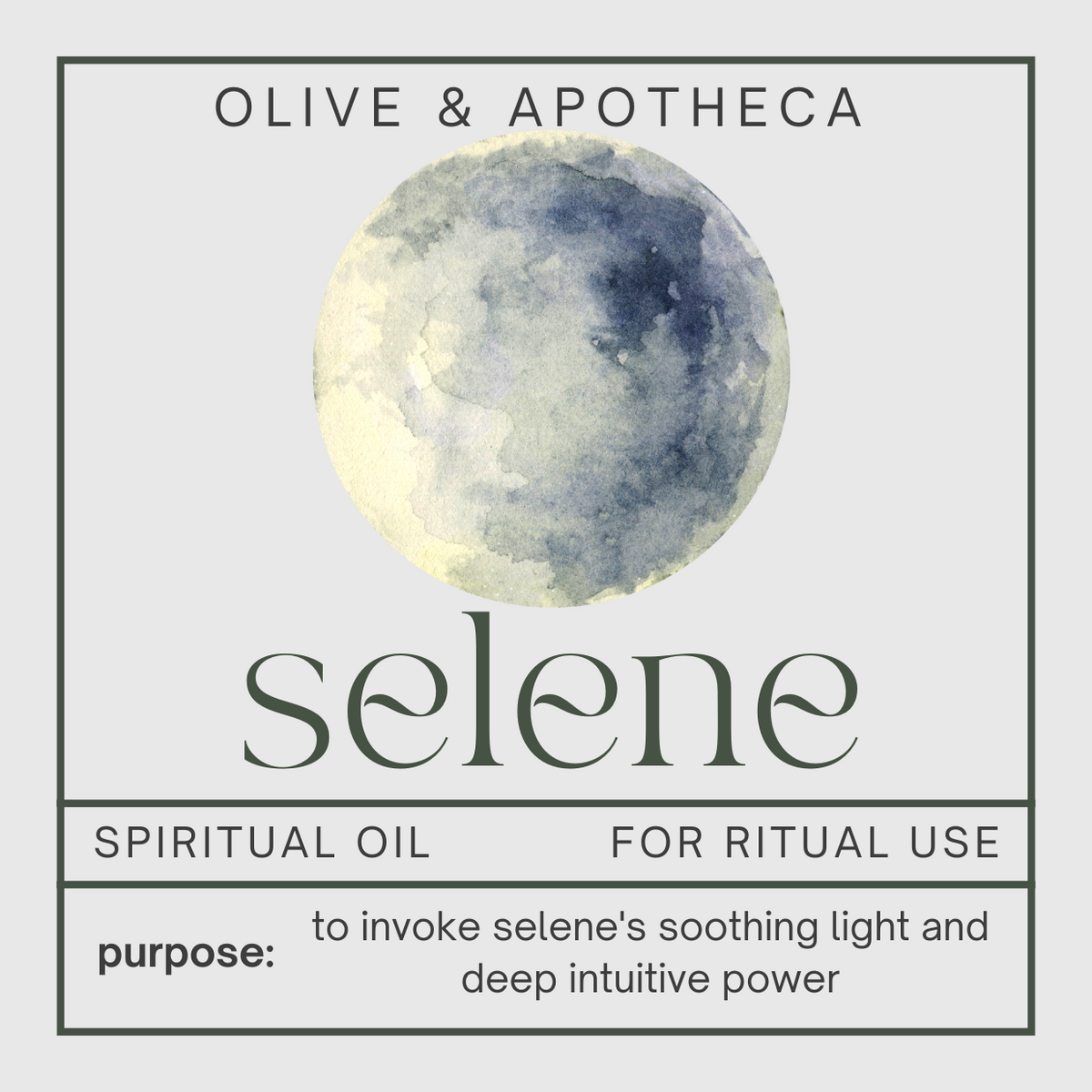 MAY SHIP: selene veneration oil
