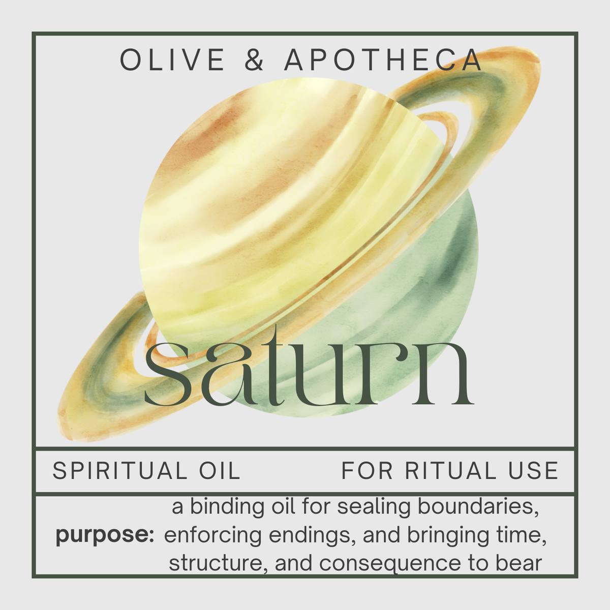 SATURN oil